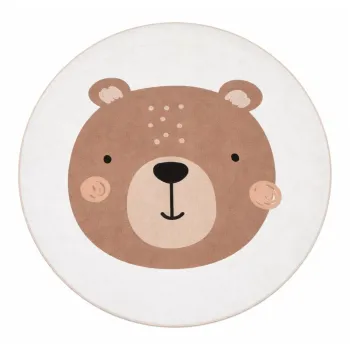 Covor pentru copii maro/crem lavabil o100 cm Teddy Bear - Mila Home imagine