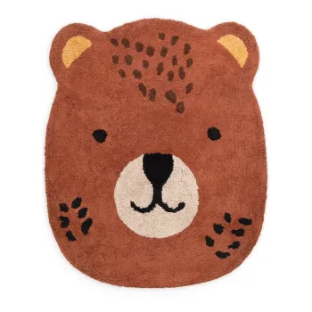 Covor pentru copii maro lavabil/tesut manual din bumbac 120x149 cm Snuggle Berry - Hanse Home imagine