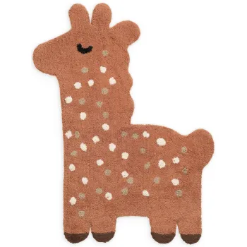 Covor pentru copii maro lavabil/tesut manual din bumbac 89x120 cm Snuggle Gino - Hanse Home imagine