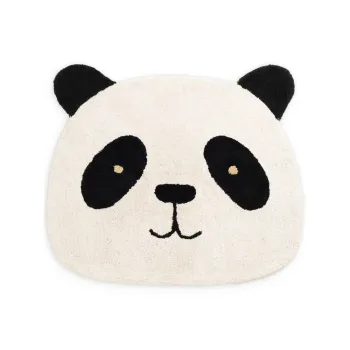 Covor pentru copii negru/crem lavabil/tesut manual din bumbac 103x120 cm Snuggle Patsy - Hanse Home imagine