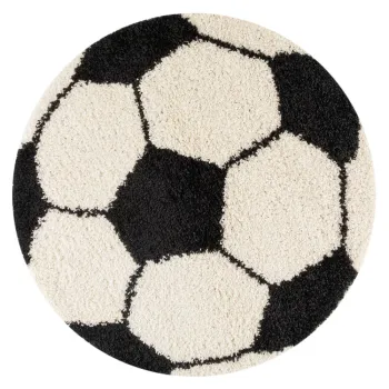 Covor pentru copii negru/crem o 120 cm Fun - Ayyildiz Carpets imagine