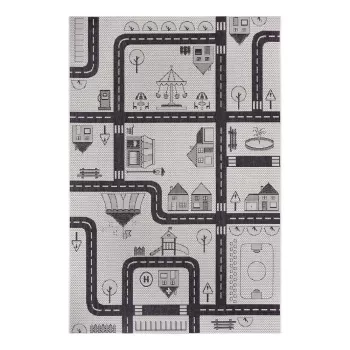 Covor pentru copii Ragami City, 80x150 cm, crem imagine