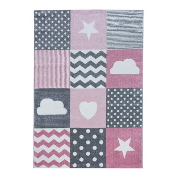 Covor pentru copii roz/gri 80x150 cm Kids - Ayyildiz Carpets imagine
