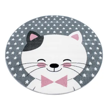 Covor pentru copii roz/gri o 120 cm Kids - Ayyildiz Carpets imagine