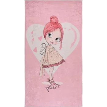 Covor pentru copii roz lavabil 160x230 cm Pretty Girl - Vitaus imagine