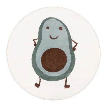 Covor pentru copii verde menta/fildes o133 cm Avocado Mint - FD imagine