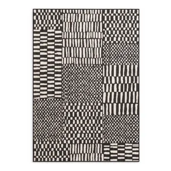 Covor pentru exterior E(TM)i interior negru/crem 120x170 cm Haringey Barkham aEURTed Baker imagine