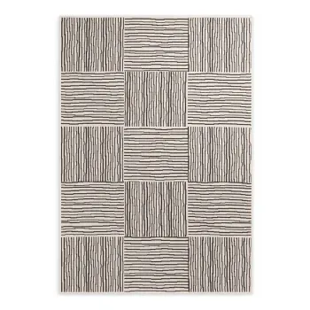 Covor pentru exterior E(TM)i interior negru/crem 200x300 cm Haringey Nightingale aEURTed Baker imagine