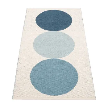 Covor pentru exterior si interior albastru/crem 70x140 cm Otto Sky - Pappelina imagine