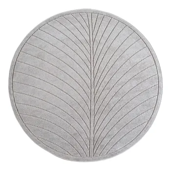 Covor pentru exterior si interior argintiu rotund o 80 cm Nova 1204 - Ayyildiz Carpets imagine