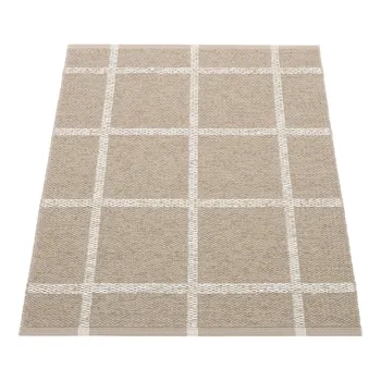 Covor pentru exterior si interior bej 70x100 cm Ada Dark Linen - Pappelina imagine