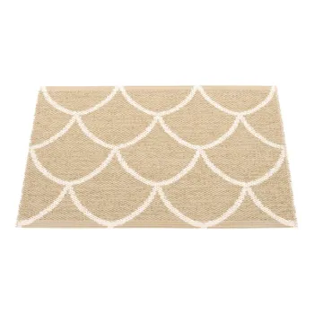 Covor pentru exterior si interior bej 70x50 cm Kotte Sand - Pappelina imagine