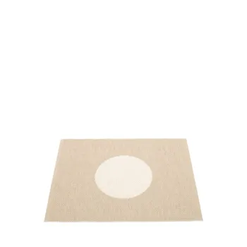 Covor pentru exterior si interior bej 70x90 cm Vera Beige - Pappelina imagine