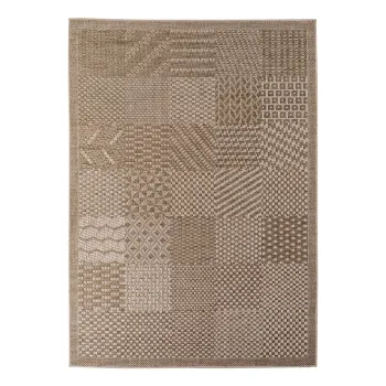 Covor pentru exterior si interior bej 80x150 cm Ibiza 1902 - Ayyildiz Carpets imagine