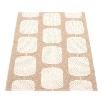 Covor pentru exterior si interior bej/crem 70x100 cm Sten Light Nougat - Pappelina imagine
