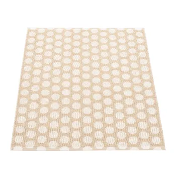 Covor pentru exterior si interior bej/crem 70x90 cm Noa Beige Vanilla - Pappelina imagine