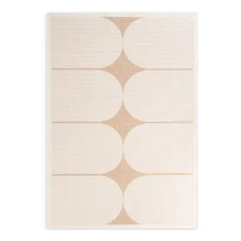 Covor pentru exterior si interior bej/fildes 200x290 cm Duet Bowen - NORTHRUGS imagine