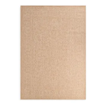 Covor pentru exterior si interior bej/fildes 200x290 cm Duet Kona - NORTHRUGS imagine