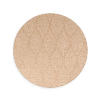 Covor pentru exterior si interior bej/fildes rotund o 160 cm Duet Liora - NORTHRUGS imagine