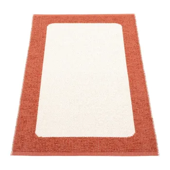 Covor pentru exterior si interior caramiziu/crem 70x120 cm Ilda Brick - Pappelina imagine