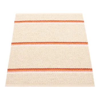 Covor pentru exterior si interior caramiziu/crem 70x90 cm Olle Brick Cream - Pappelina imagine