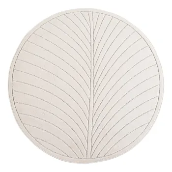 Covor pentru exterior si interior crem rotund o 120 cm Nova 1204 - Ayyildiz Carpets imagine