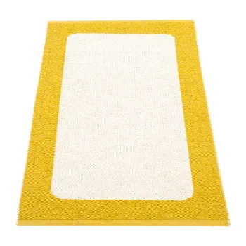 Covor pentru exterior si interior galben mustar/crem 70x120 cm Ilda Mustard - Pappelina imagine