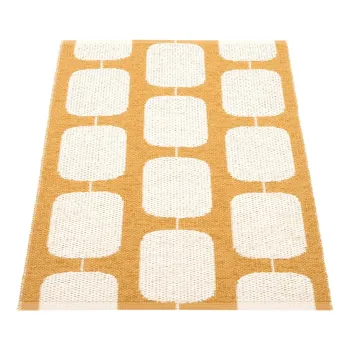 Covor pentru exterior si interior galben ocru/crem 70x100 cm Sten Ochre - Pappelina imagine