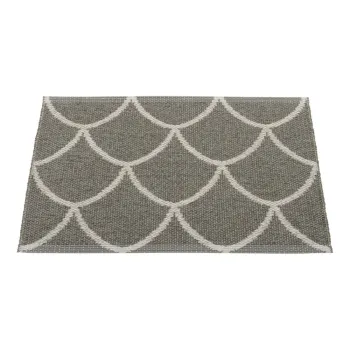 Covor pentru exterior si interior gri 70x50 cm Kotte Charcoal - Pappelina imagine