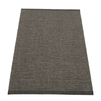 Covor pentru exterior si interior gri antracit 70x120 cm Emm Black Linen - Pappelina imagine