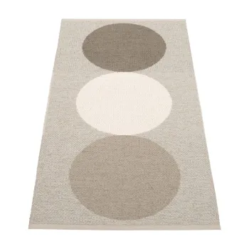 Covor pentru exterior si interior gri/crem 70x140 cm Otto Clay - Pappelina imagine