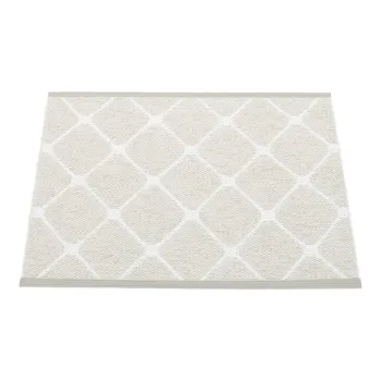 Covor pentru exterior si interior gri deschis/crem 70x60 cm Rex Fossil - Pappelina imagine