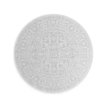 Covor pentru exterior si interior gri/fildes rotund o 160 cm Duet Kona - NORTHRUGS imagine