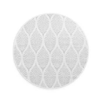 Covor pentru exterior si interior gri/fildes rotund o 160 cm Duet Liora - NORTHRUGS imagine