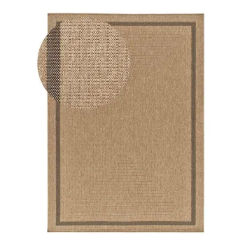 Covor pentru exterior si interior in culoare naturala 120x170 cm Acra - Universal imagine