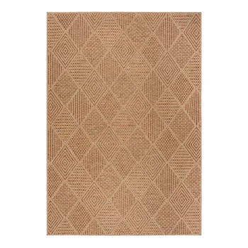Covor pentru exterior si interior in culoare naturala 120x170 cm Nora Diamond - Flair Rugs imagine