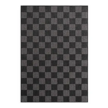 Covor pentru exterior si interior negru/crem 200x300 cm Haringey Dorothy - Ted Baker imagine