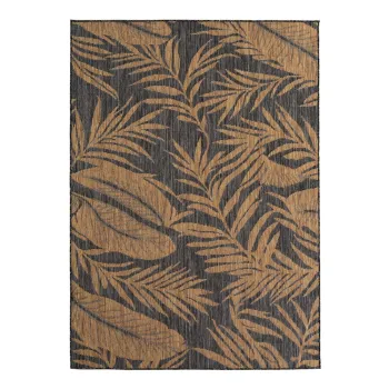 Covor pentru exterior si interior negru/maro 120x170 cm Mira 1451 - Ayyildiz Carpets imagine