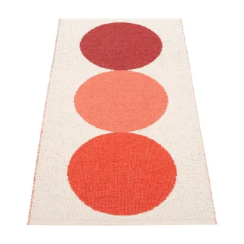 Covor pentru exterior si interior rosu/crem 70x140 cm Otto Berry - Pappelina imagine