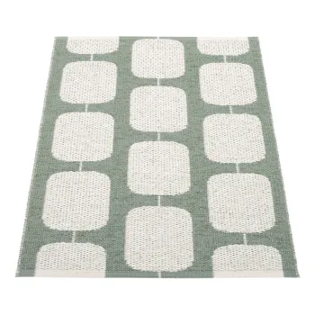 Covor pentru exterior si interior verde/crem 70x100 cm Sten Army - Pappelina imagine