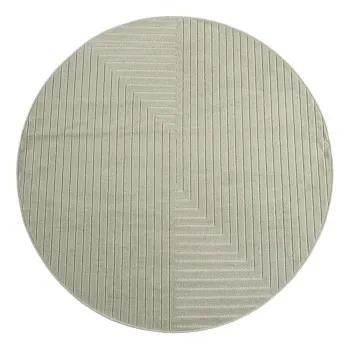 Covor pentru exterior si interior verde rotund o 160 cm Nova 1202 - Ayyildiz Carpets imagine