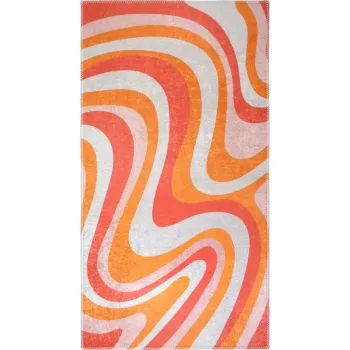 Covor portocaliu lavabil 160x230 cm Colors of Joy - Vitaus imagine