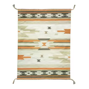 Covor reversibil pentru exterior din plastic reciclat Green Decore Aztec, 120 x 180 cm imagine