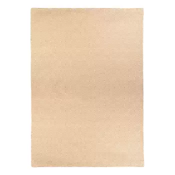 Covor reversibil pentru exterior din plastic reciclat Green Decore Solitaire, 90 x 150 cm, crem imagine