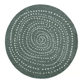 Covor reversibil pentru exterior NORTHRUGS Bali, O 140 cm, verde imagine