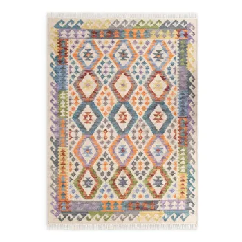 Covor reversibil, tesut manual din lana 120x170 cm Kamal Oasis - Nouristan imagine