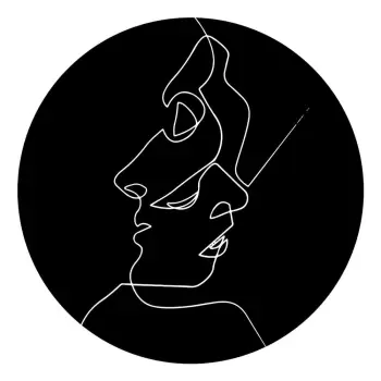 Covor Rizzoli Faces, ? 100 cm imagine