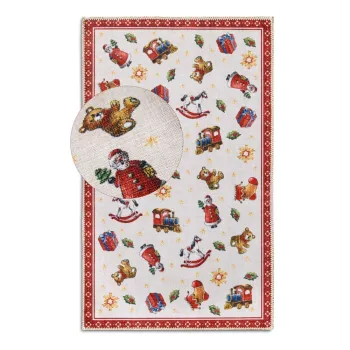 Covor rosu 50x80 cm cu model de Craciun Red Christmas - Villeroy&Boch imagine