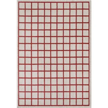 Covor rosu/bej 120x170 cm Picnic - ESTE imagine