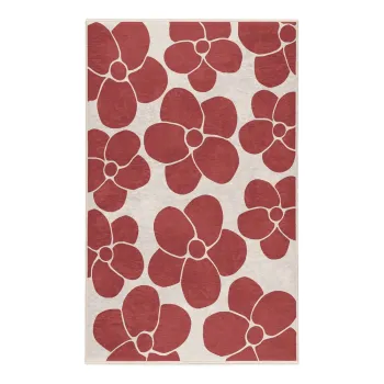 Covor rosu lavabil 120x180 cm Red Meadow - Mila Home imagine